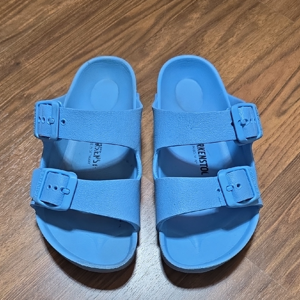 Birkenstock Kids Light Blue Arizona EVA Sandals